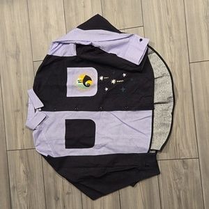 Nightmare Before Christmas Oversized Boxy Button Up